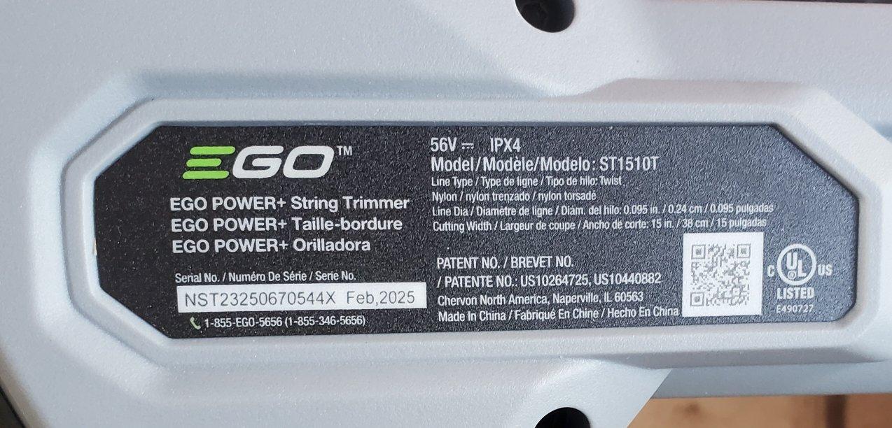 EGO Trimmer/Blower combo